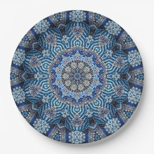 Blue Decorative Christmas Holiday Paper Bord