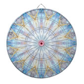 Blue Decorative Dartboard Dartbord (Voorkant)