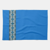 Blue Decorative Designer Patroon Theedoek (Horizontaal)