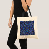 Blue Decorative Holiday Canvas tas (Voorkant (product))