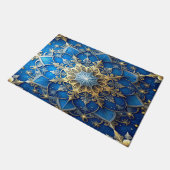 Blue Decorative Holiday Doormat Deurmat (Schuin)