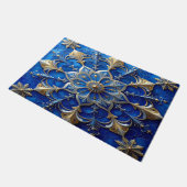 Blue Decorative Holiday Doormat Deurmat (Schuin)
