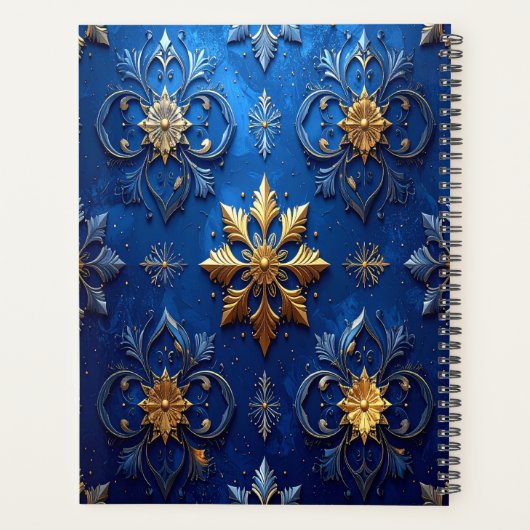 Blue Decorative Holiday Planner (Achterkant)