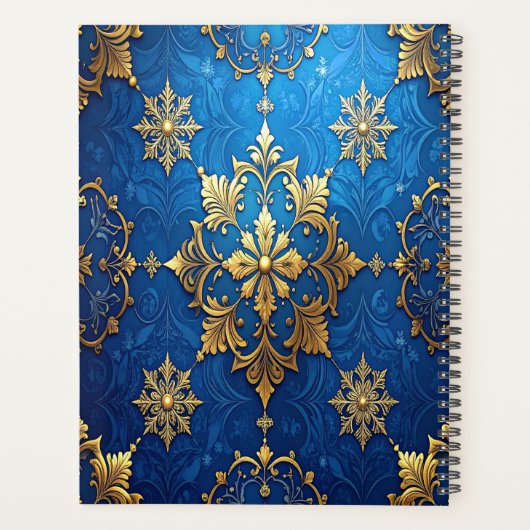 Blue Decorative Holiday Planner (Achterkant)