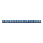 Blue Decorative Holiday Satin Ribbon Satijnen Lint (Voorkant)
