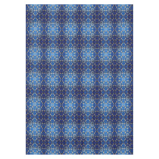 Blue Decorative Holiday Tablecloth Tafelkleed (Voorkant)