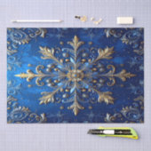 Blue Decorative Holiday Tissue Paper Tissuepapier (Craft)