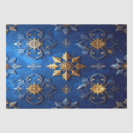 Blue Decorative Holiday Tissue Paper Tissuepapier