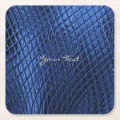 Blue Decorative Modern Paper-Onderzetter Kartonnen Onderzetters (Voorkant)