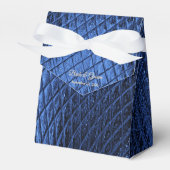 Blue Decorative Modern Wedding Favor Box Bedankdoosjes (Voorkant Zijde)