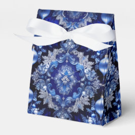 Blue Decorative Ornamenten Holiday Gift Box Bedankdoosjes