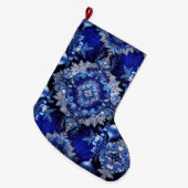 Blue Decorative Ornamenten Holiday Stocking Grote Kerstsok (Voorkant (Hangend))