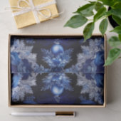 Blue Decorative Ornamenten Holiday Tissue Papier (Geschenk)