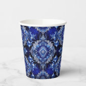 Blue Decorative Ornamenten Vakantiepapier Cups Papieren Bekers (Links)