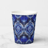 Blue Decorative Ornamenten Vakantiepapier Cups Papieren Bekers (Rechts)