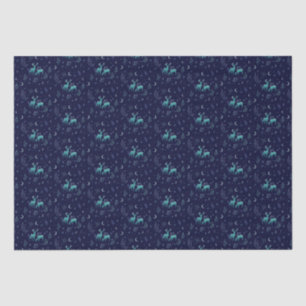 Blue Deer Tissue Paper Tissuepapier