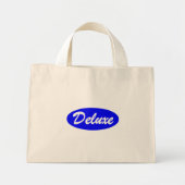 Blue Deluxe Mini Tote Bag (Voorkant)