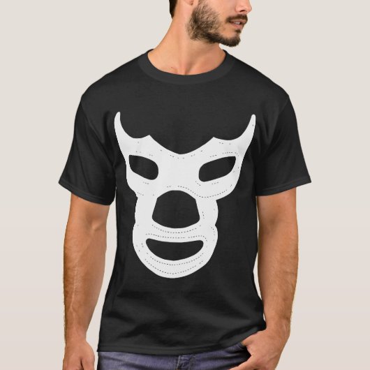 Blue Demon T-shirt Mexican Luchador El Santo Lucha (Voorkant)