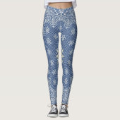 Blue Denim Bandana Leggings (Voorkant)