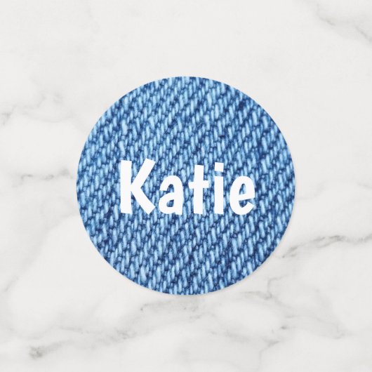 Blue Denim Confetti (Kleine voorkant)