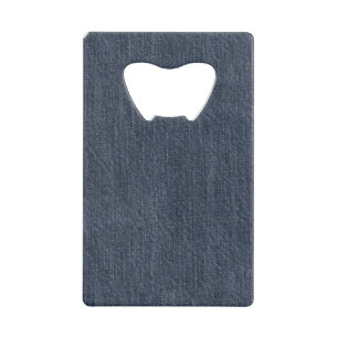 Blue Denim Creditkaart Flessenopener