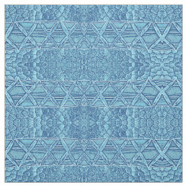 Blue Denim Crisscross Stof