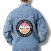 Blue Denim Jean Jacket Grappige desserts citaat