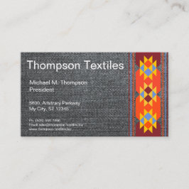 Blue Denim Jeans Fabric  kleding Boutique Visitekaartje