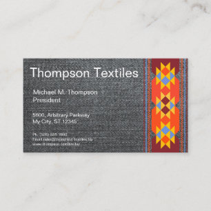 Blue Denim Jeans Fabric  kleding Boutique Visitekaartje