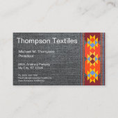 Blue Denim Jeans Fabric kleding Boutique Visitekaartje (Voorkant)