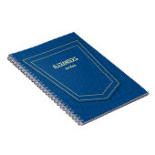 Blue Denim Jeans Texture Name Specialized Notitieboek (Rechterzijde)