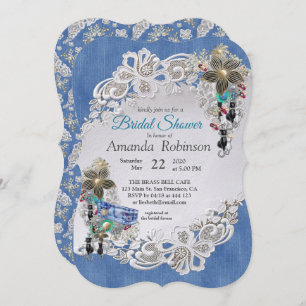 Blue Denim, kant - Costume Jewelry Kaart