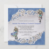 Blue Denim, kant - Costume Jewelry Notitiekaartje (Achterkant)