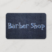 Blue Denim op een Visitekaartje (Voorkant)