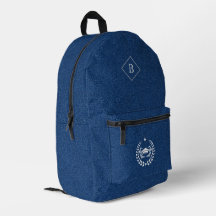 Blue Denim Patter Educatieve Logo