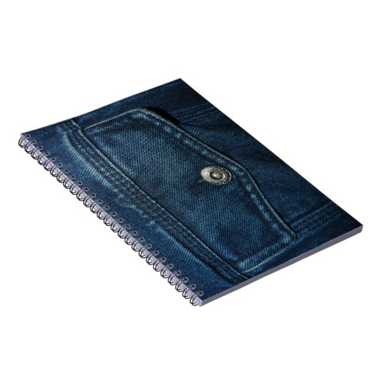 Blue Denim Pocket Notitieboek (Rechterzijde)