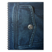 Blue Denim Pocket Notitieboek (Voorkant)