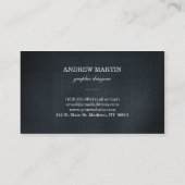 Blue Denim Professional Visitekaartje (Achterkant)