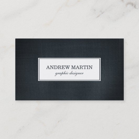 Blue Denim Professional Visitekaartje (Voorkant)