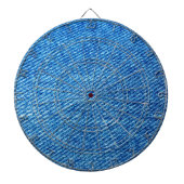 Blue Denim Texture Dartbord (Voorkant)