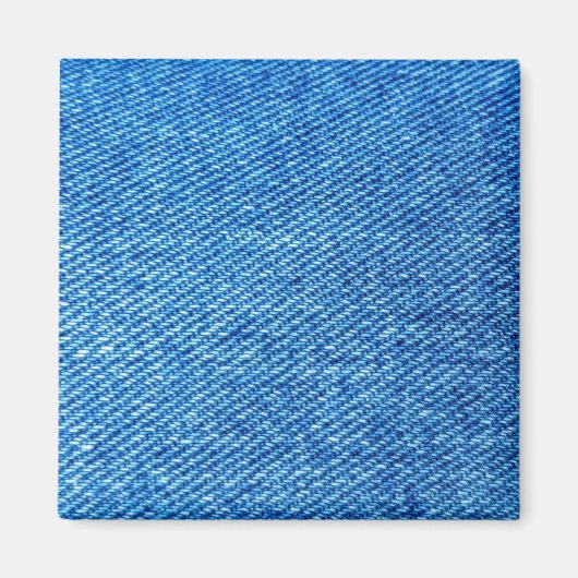 Blue Denim Texture Magneet (Voorkant)
