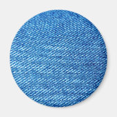 Blue Denim Texture Magneet (Voorkant)