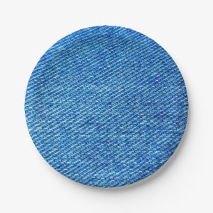 Blue Denim Texture Papieren Bordje