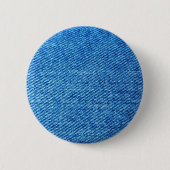 Blue Denim Texture Ronde Button 5,7 Cm (Voorkant)