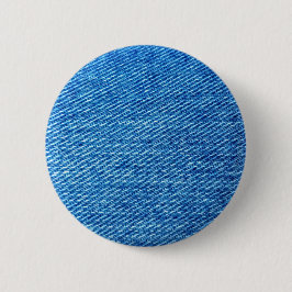 Blue Denim Texture Ronde Button 5,7 Cm
