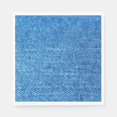 Blue Denim Texture Servet (Voorkant)