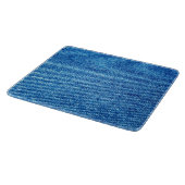 Blue Denim Texture Snijplank (Hoek)