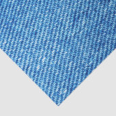 Blue Denim Texture Tissuepapier (Detail)