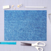 Blue Denim Texture Tissuepapier (Craft)