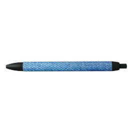 Blue Denim Texture Zwarte Inkt Pen